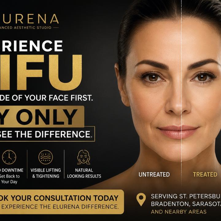 Experience HIFU on One Side of Your Face First. Pay Only If You See the Difference.